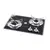 Glass Built In Hob Unit - 2 Burners - 380x280mm Glass Built In Hob Unit - 2 Burners - 380x280mm