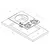 Glass Built-in Hob Unit - 2 Burners - 600×420mm with Hole for Sink, 2 image Glass Built-in Hob Unit - 2 Burners - 600×420mm with Hole for Sink, 2 image