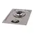 Stainless Steel Built-in Hob Unit - 1 Burner - 323x263mm Stainless Steel Built-in Hob Unit - 1 Burner - 323x263mm