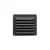 Évent à persiennes en nylon noir - 140x125mm, Couleur: Black Évent à persiennes en nylon noir - 140x125mm, Couleur: Black