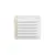 Évent à persiennes en nylon blanc - 140x125mm, Couleur: White Évent à persiennes en nylon blanc - 140x125mm, Couleur: White
