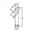 Black ABS Rod Holder, Color: Black, 2 image Black ABS Rod Holder, Color: Black, 2 image