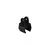 Black Nylon Fork Clip Ø25mm, Color: Black Black Nylon Fork Clip Ø25mm, Color: Black