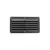 Évent à persiennes en nylon noir - 257x124mm, Couleur: Black Évent à persiennes en nylon noir - 257x124mm, Couleur: Black