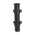 Support mural noir pour canne à pêche, diamètre 40mm., Couleur: Black Support mural noir pour canne à pêche, diamètre 40mm., Couleur: Black