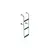 Folding Ladder - 3 Steps, Length, mm: 800 Folding Ladder - 3 Steps, Length, mm: 800