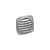 Grille d'aération en plastique gris - 85x85mm, Couleur: Grey Grille d'aération en plastique gris - 85x85mm, Couleur: Grey