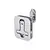 Loquet de trappe sans verrou - 97mm, Modèle: Without lock Loquet de trappe sans verrou - 97mm, Modèle: Without lock