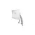 Robinet mélangeur dans un boîtier avec couvercle carré blanc, Couleur: White Robinet mélangeur dans un boîtier avec couvercle carré blanc, Couleur: White
