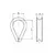 Nylon Thimble - diameter 16mm, For rope diameter, mm: 16, 2 image Nylon Thimble - diameter 16mm, For rope diameter, mm: 16, 2 image