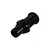 PVC Black Through-hull Hose Connector - 22mm, Color: Black PVC Black Through-hull Hose Connector - 22mm, Color: Black
