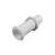PVC White Through-hull Hose Connector - 22mm, Color: White PVC White Through-hull Hose Connector - 22mm, Color: White