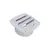 Vent rond blanc avec bride - 125x125mm, Dimensions, mm: 125x125, Couleur: White Vent rond blanc avec bride - 125x125mm, Dimensions, mm: 125x125, Couleur: White