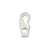 White Snap Hook diameter 4mm, Color: White, Diameter, mm: 4 White Snap Hook diameter 4mm, Color: White, Diameter, mm: 4