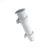Support mural blanc pour tige de diamètre 40mm, Couleur: White Support mural blanc pour tige de diamètre 40mm, Couleur: White
