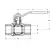 Van Ball Valve - 3/4, Fil de discussion: F3/4", 2 image Van Ball Valve - 3/4, Fil de discussion: F3/4", 2 image