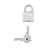 Set de cadenas en acier inoxydable - Utilisation extérieure, 2 image Set de cadenas en acier inoxydable - Utilisation extérieure, 2 image