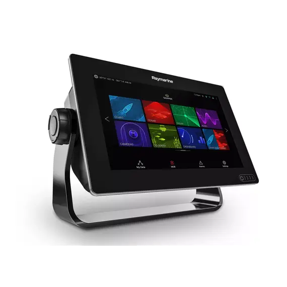 AXIOM 9 Touch avec sondeur RealVision 3D intégré et transducteur CPT-100 DVS, 4 image