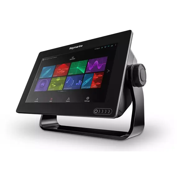 AXIOM 9 Touch avec sondeur RealVision 3D intégré et transducteur CPT-100 DVS, 8 image