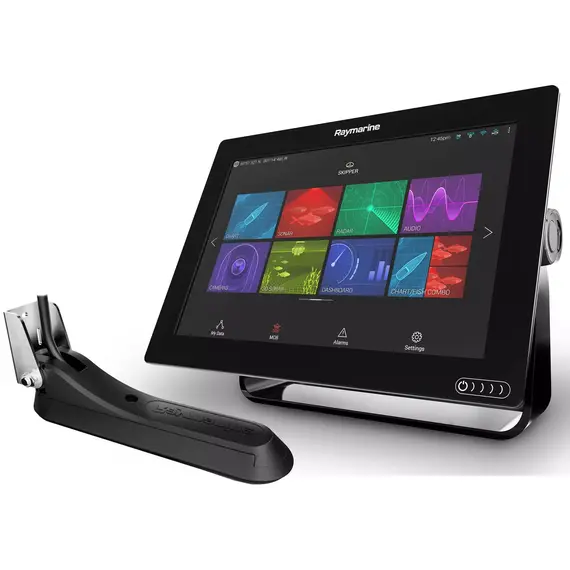 AXIOM+ 12  Touch with Integrated RealVision 3D Sonar and RV-100 Transducer