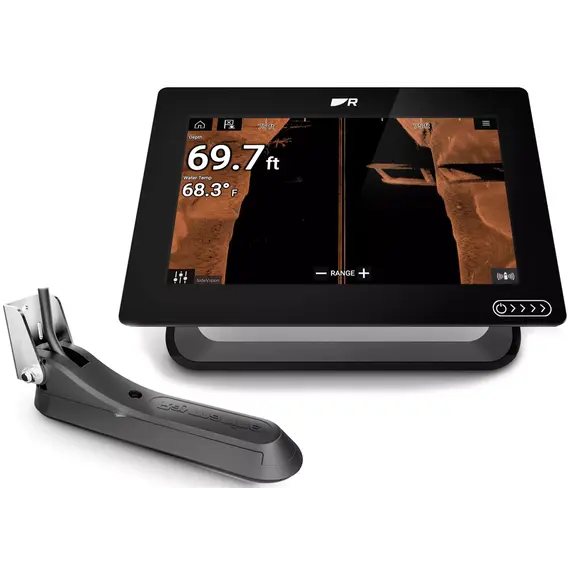 AXIOM+ 9 Touch with Integrated RealVision 3D Sonar and RV-100 Transducer