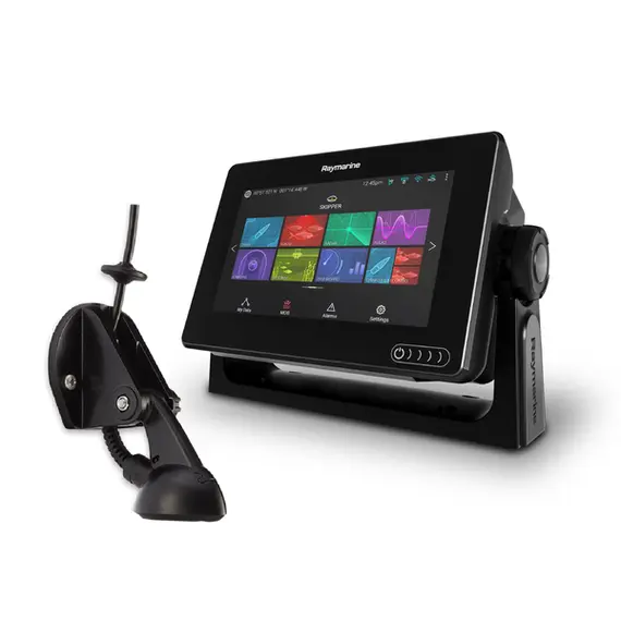 AXIOM 7 Touch avec sondeur intégré 600 W et DownVision et transducteur CPT-S, 14 image