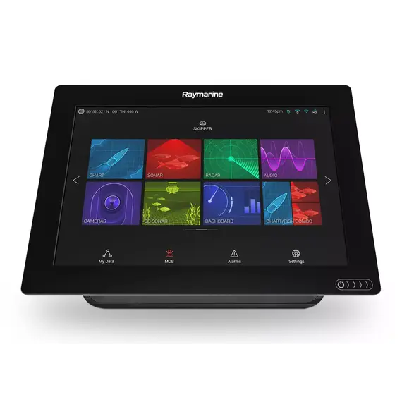 AXIOM 12 Touch with integrated RealVision 3D Sonar and RV-100 Transducer, 8 image AXIOM 12 Touch with integrated RealVision 3D Sonar and RV-100 Transducer, 8 image