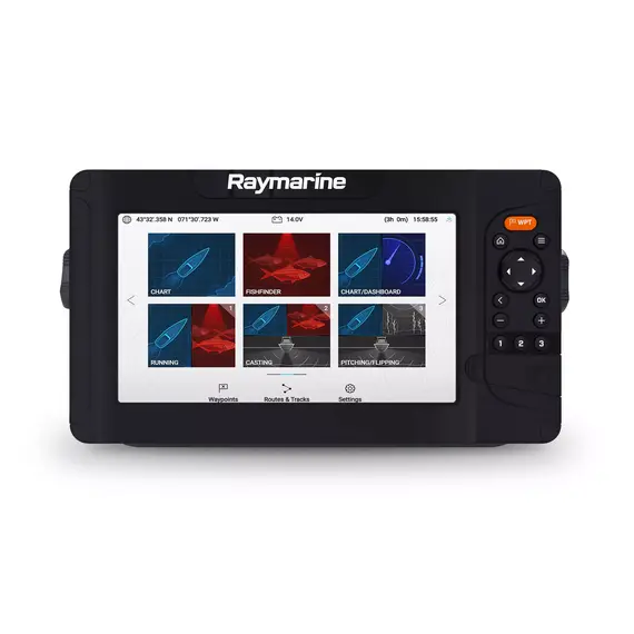 ELEMENT 9 HV with Buttons & CPT-100 Transom Transducer, 3 image