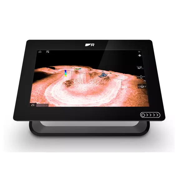 AXIOM 9 Touch with integrated RealVision 3D Sonar and RV-100 Transducer, 8 image