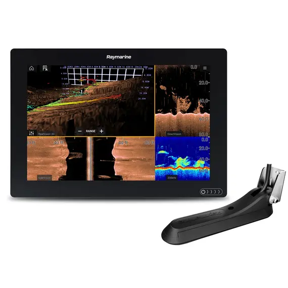 AXIOM 12 Touch avec sondeur 3D RealVision intégré et transducteur RV-100