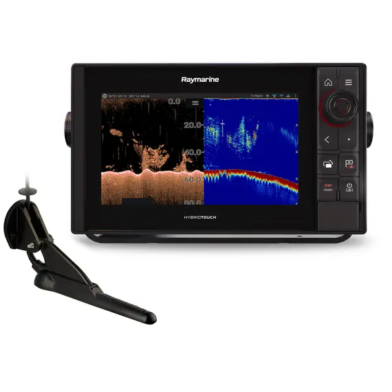 AXIOM 9 PRO-RVX - Touch & Buttons with CPT-100 transom transducer