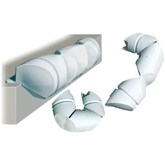 Protection de quai gonflable et pliable 100 x 20 cm