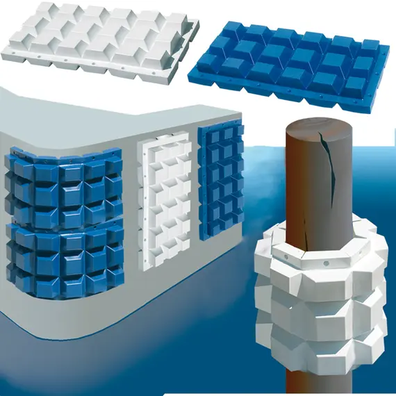 Inflatable PVC Dockfender - Blue