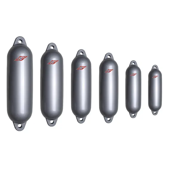 Inflatable Twin Eye Fender diameter 21 cm - Grey, Length, cm: 62, Diameter, cm: 21