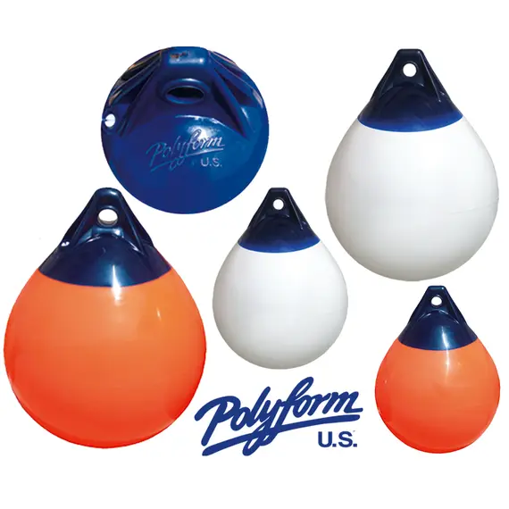 A6 Series Polyform Pear-shaped Fender - diameter 86 cm, Diameter, cm: 86, Series: A6