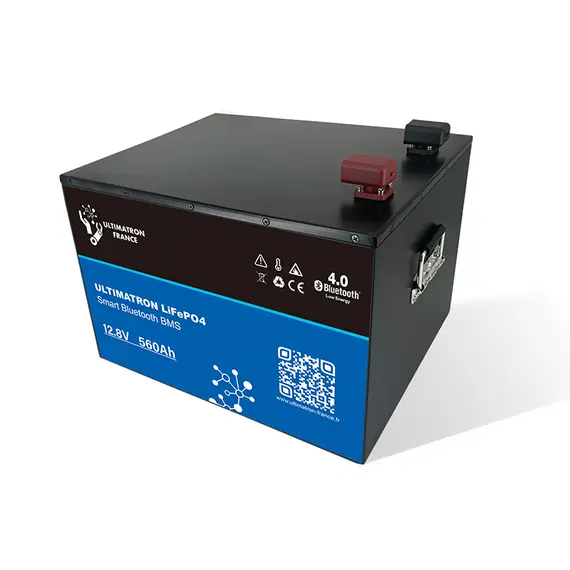Batterie lithium Ultimatron LiFePO4 12,8V 560Ah avec Bluetooth et BMS intelligent intégré, 5 image
