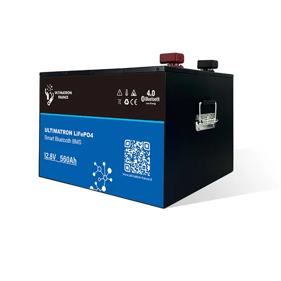 Batterie lithium Ultimatron LiFePO4 12,8V 560Ah avec Bluetooth et BMS intelligent intégré, 6 image