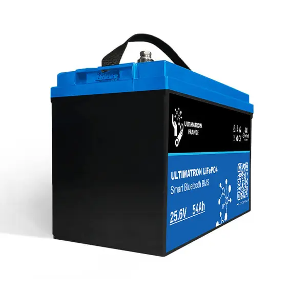 Batterie lithium Ultimatron LiFePO4 25,6V 54Ah avec Bluetooth et BMS intelligent intégré., 2 image