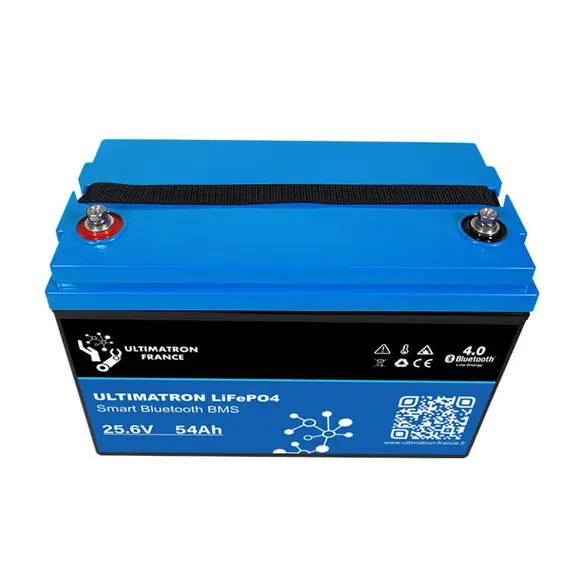 Batterie lithium Ultimatron LiFePO4 25,6V 54Ah avec Bluetooth et BMS intelligent intégré., 7 image