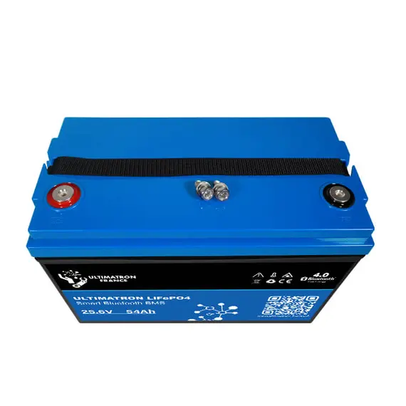 Batterie lithium Ultimatron LiFePO4 25,6V 54Ah avec Bluetooth et BMS intelligent intégré., 8 image