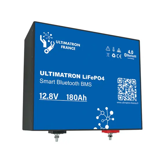 Batterie lithium Ultimatron LiFePO4 12,8V 180Ah avec Bluetooth et BMS intelligent intégré, 17 image