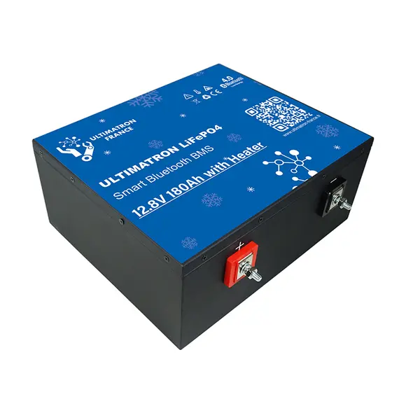 Batterie lithium Ultimatron LiFePO4 12,8V 180Ah avec Bluetooth et BMS intelligent intégré et chauffage, 10 image