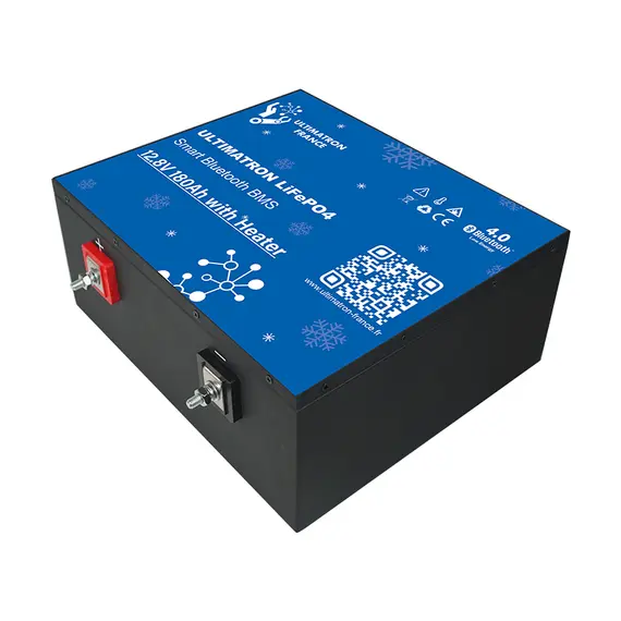 Batterie lithium Ultimatron LiFePO4 12,8V 180Ah avec Bluetooth et BMS intelligent intégré et chauffage, 24 image