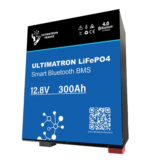 Ultimatron LiFePO4 Lithium Battery 12.8V 300Ah With Bluetooth And Smart BMS Integrated, 5 image