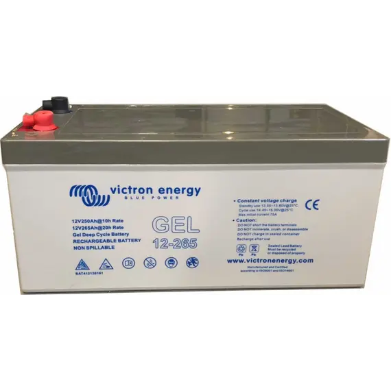 12V/265Ah Gel Deep Cycle Batt.