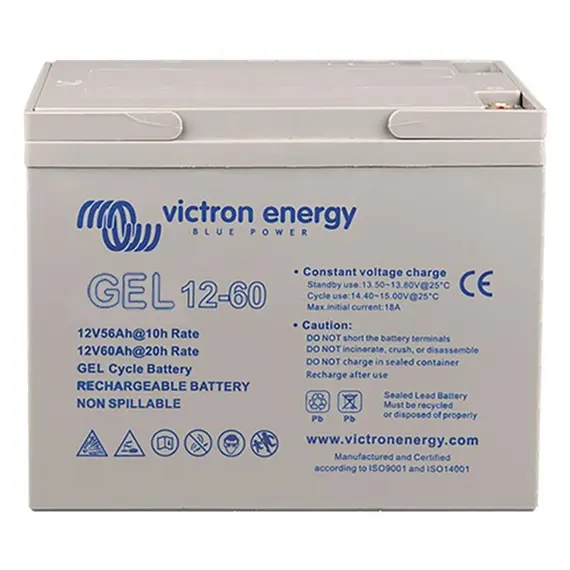 Batterie de cycle profond Gel 12V/60Ah