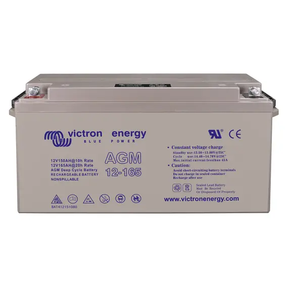 12V/165Ah AGM Deep Cycle Batt, 2 image 12V/165Ah AGM Deep Cycle Batt, 2 image