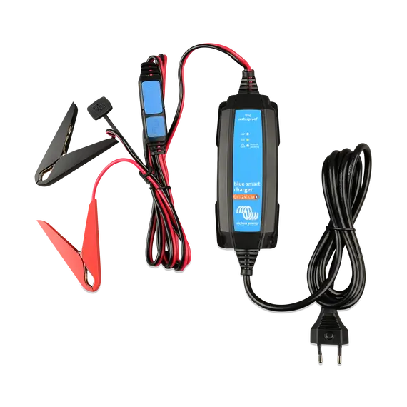 Chargeur intelligent Blue IP65 6V/12V-1.1 avec connecteur DC, 3 image Chargeur intelligent Blue IP65 6V/12V-1.1 avec connecteur DC, 3 image