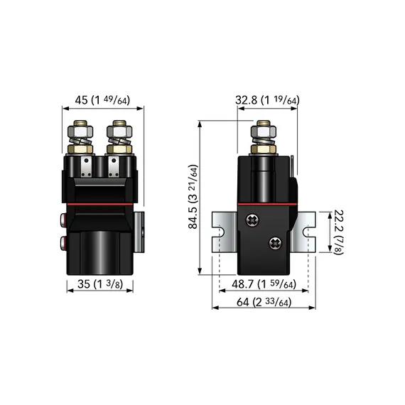 Contactor Unit 2 Terminals 12v Contactor Unit 2 Terminals 12v