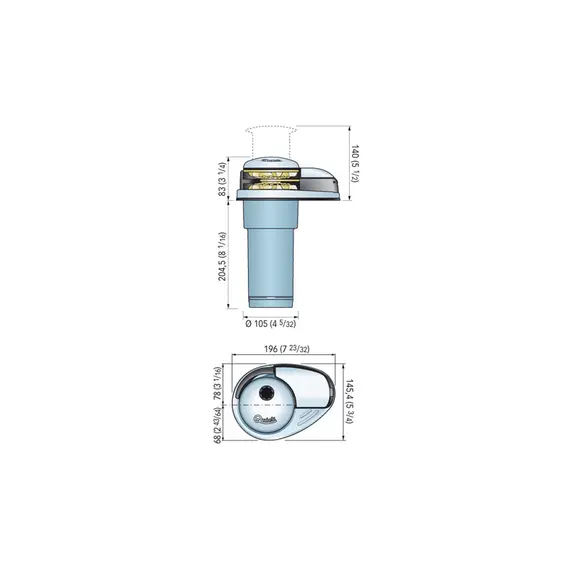 Guindeau DP2E - 500w - 12v - Chaîne 6mm - Profil Bas Guindeau DP2E - 500w - 12v - Chaîne 6mm - Profil Bas